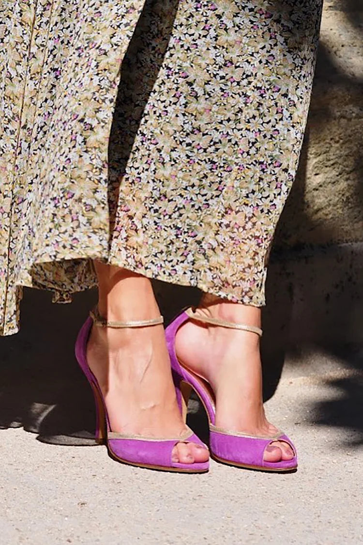 Sandalen mit hohem Absatz