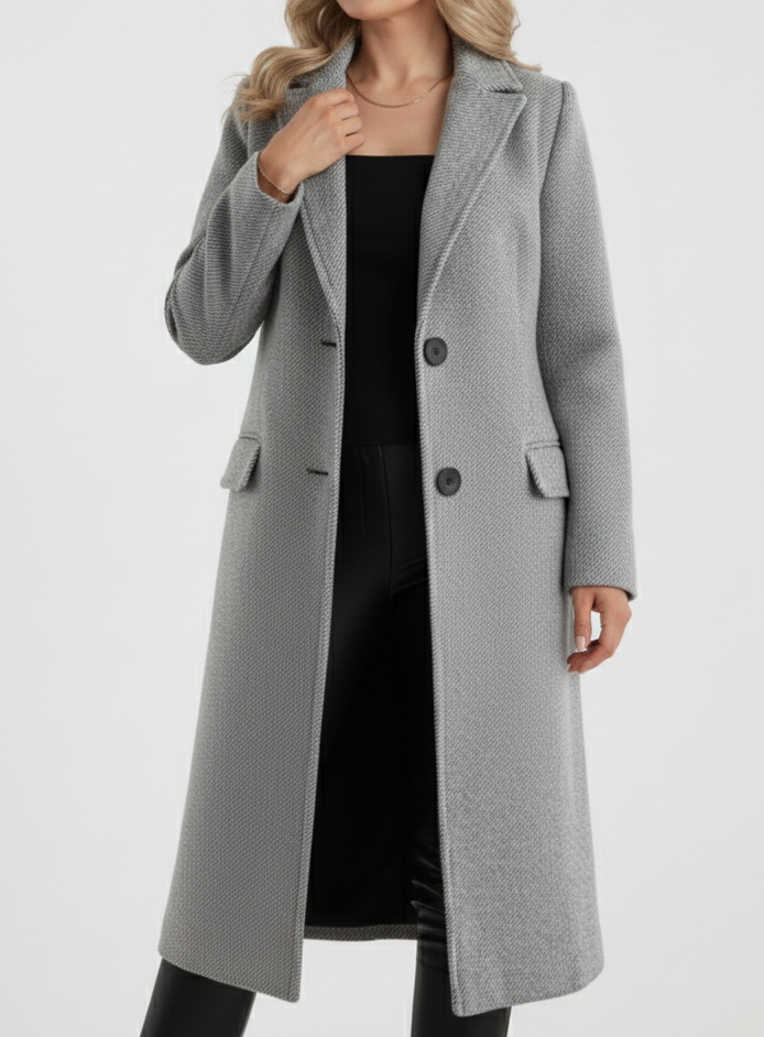 Rebie™ - Eleganter Langer Mantel mit Klassischem Charakter