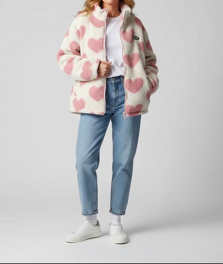 Sherley™ - Wendbare Jacke mit Herzen