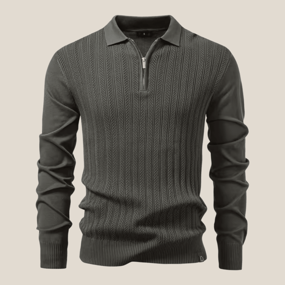 Lazaro™ - Luxuriöser Halb-Zip-Pullover 