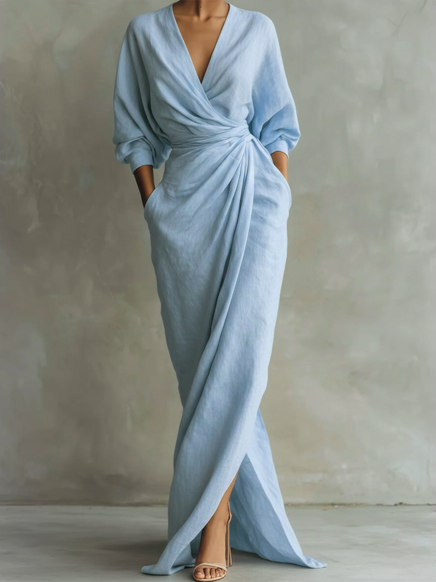 Valina | Wickel-Maxikleid