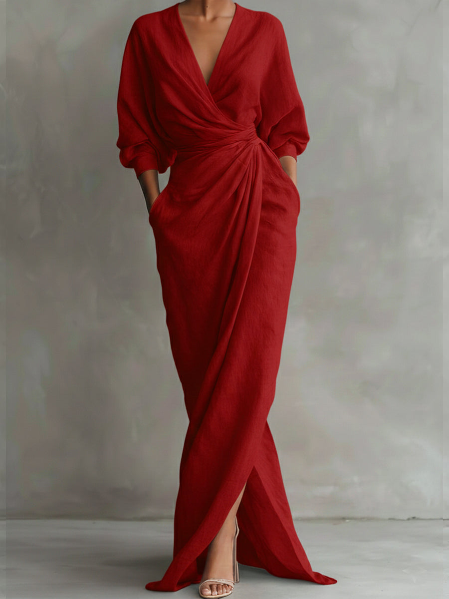 Valina | Wickel-Maxikleid