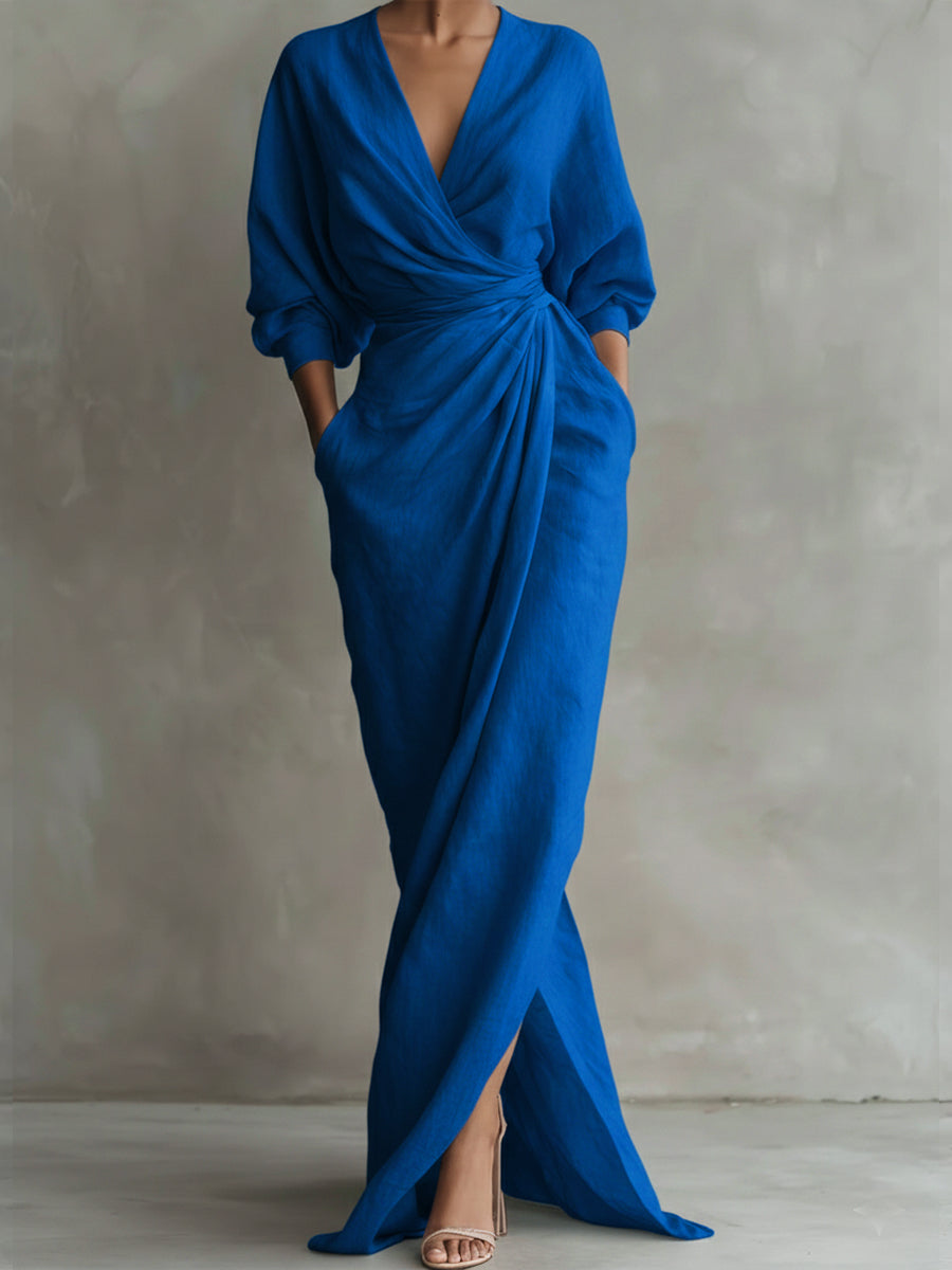 Valina | Wickel-Maxikleid