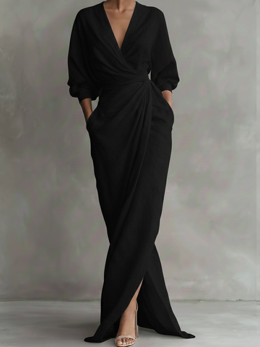 Valina | Wickel-Maxikleid