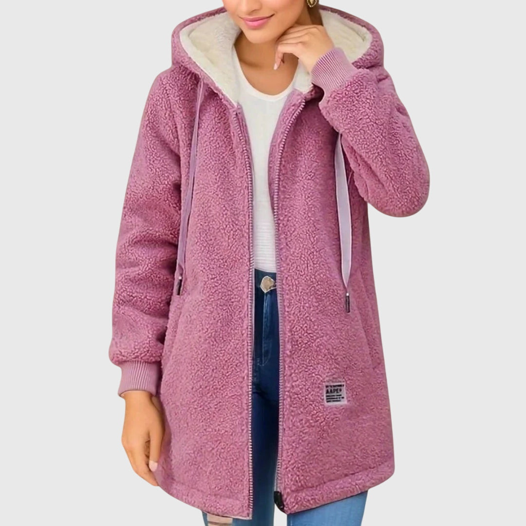 Glistra™ – Damen-Teddyfleecejacke – Bequem und stilvoll
