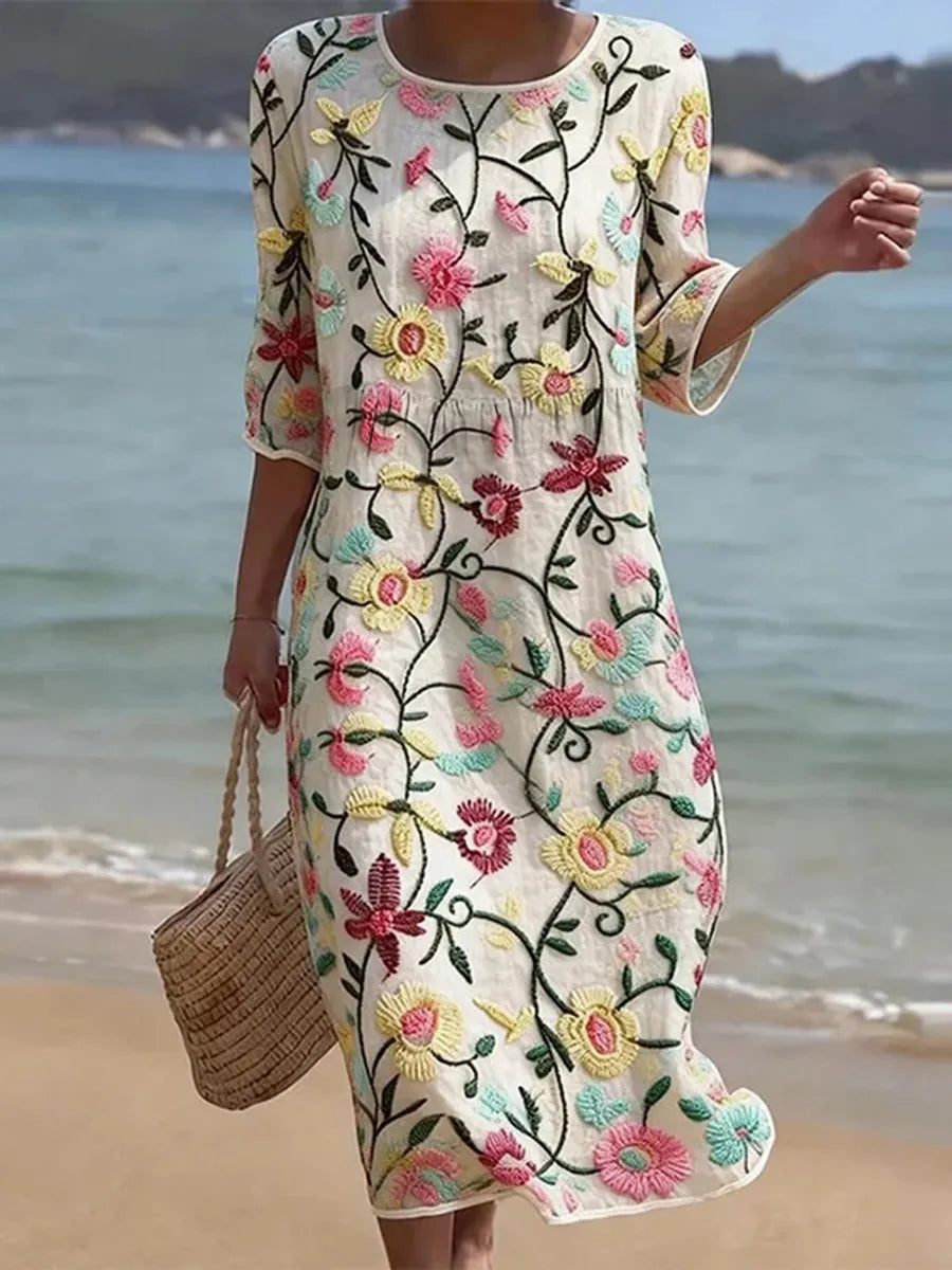 Rebecca | Damenkleid mit Blumenprint