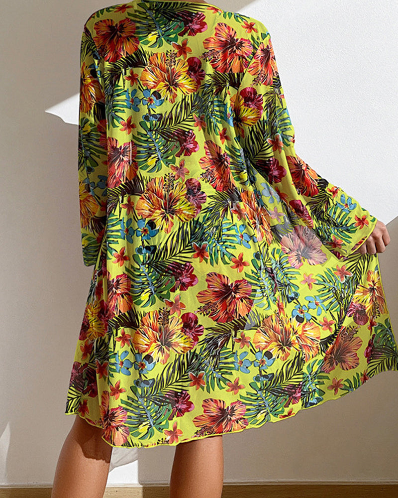 Glenda – Bikini mit floralem Rock