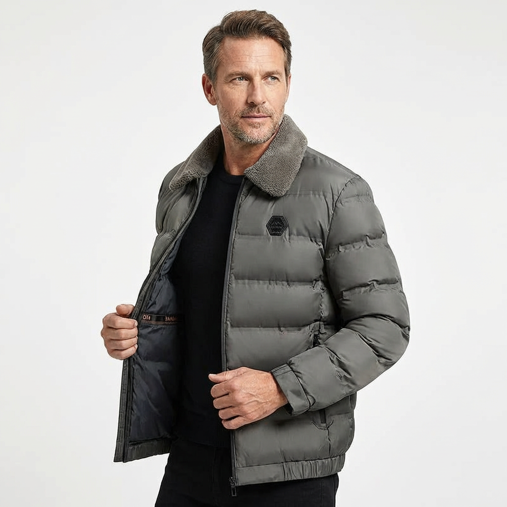 KELVIN™ – Gepolsterte, wasserdichte Jacke mit markantem Charakter