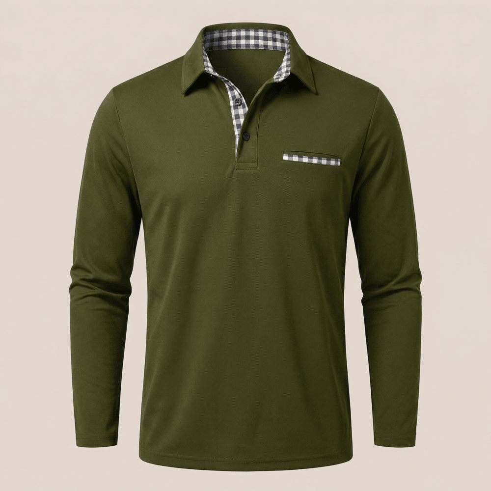 Hugo™ – Langarm-Poloshirt, Dezente Eleganz für den Winter