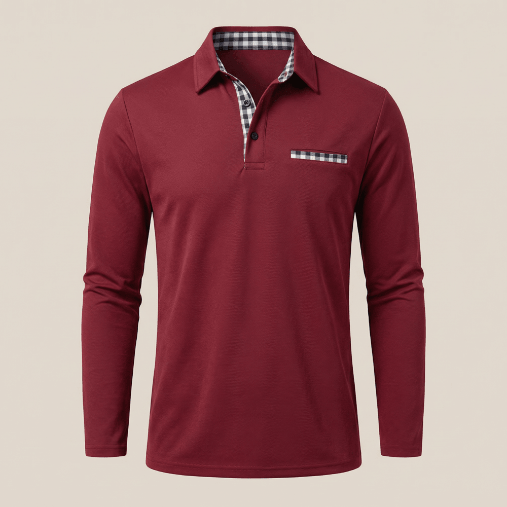 Hugo™ – Langarm-Poloshirt, Dezente Eleganz für den Winter