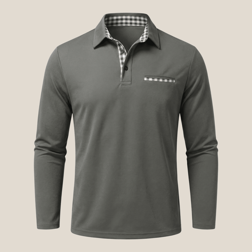 Hugo™ – Langarm-Poloshirt, Dezente Eleganz für den Winter