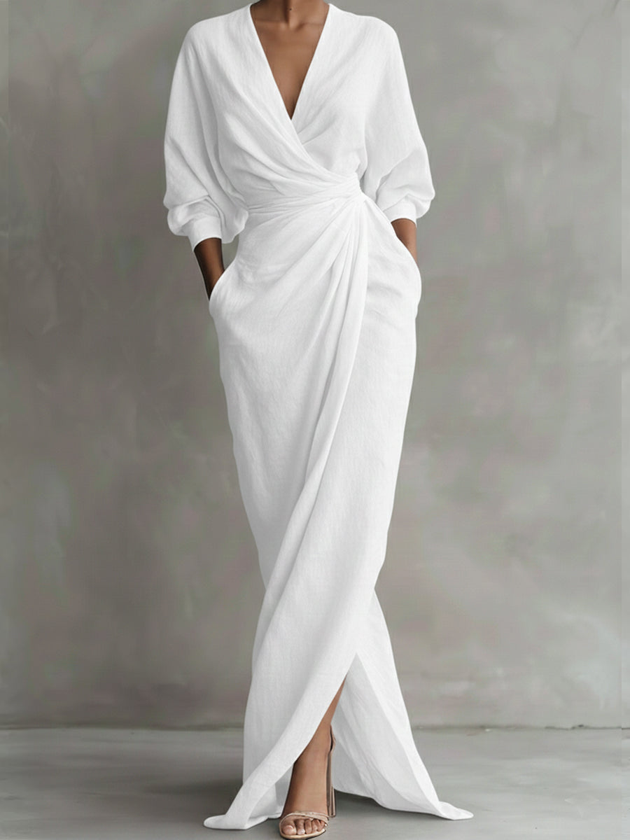 Valina | Wickel-Maxikleid