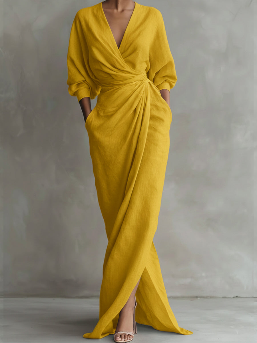 Valina | Wickel-Maxikleid