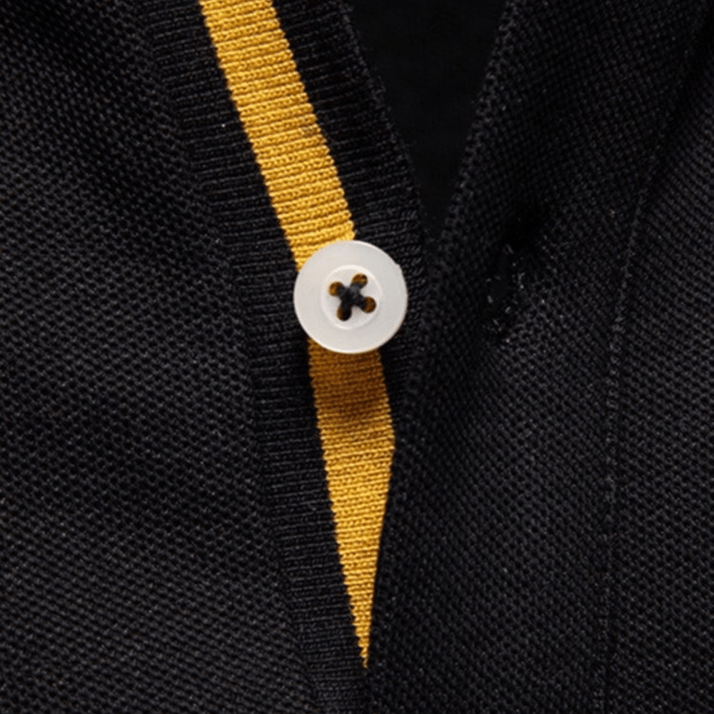 Savane™ - Langarm-Poloshirt mit eleganter Giraffen-Stickerei&nbsp;