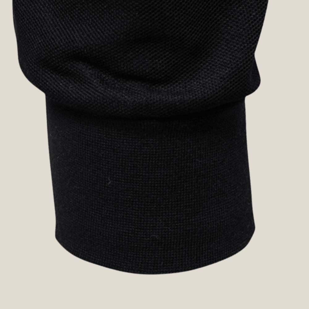 Savane™ - Langarm-Poloshirt mit eleganter Giraffen-Stickerei&nbsp;